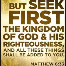 seek God
