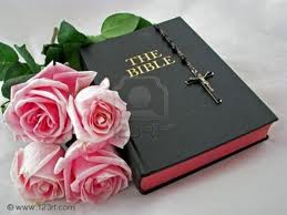 bible with cross