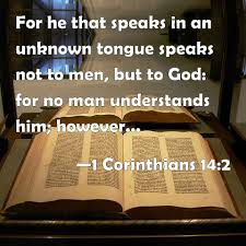 1 Cor. 14 2